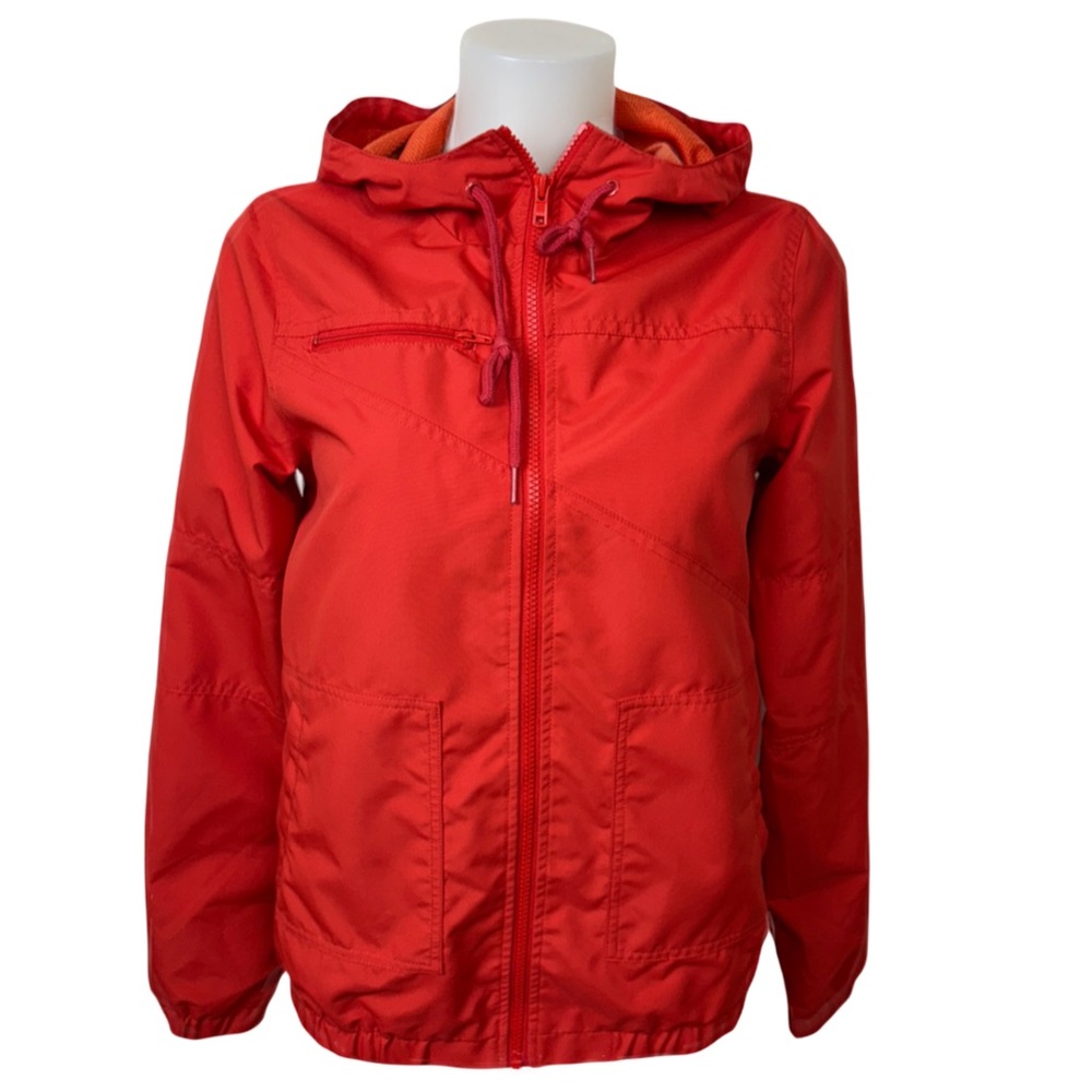 Volcom Women's Enemy Stone Bold Red Hooded Jacket - XS